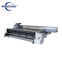Baru otomatis industri Flatbed Roll untuk menggulung UV Inkjet Printer dengan untuk I3200 cetak kepala untuk A3 kertas spanduk bahan Flex
