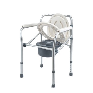 Commode Chair Portable <b>Folding</b> With Seat And <b>Bucket</b> For Elderly Hospital Use - Product Image 4
