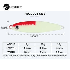 7g đến 30g nhà máy chậm Pitch jigs kim loại Jig lure jigging lure nước mặn đúc kim loại thu hút - Product Image 3