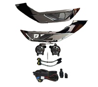 Kit carrosserie complet avec feux antibrouillard pour MITSUNISHI OUTLANDER 2022 2023