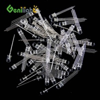 Diode LED Genilight F5 ultra-lumineuse à 4 broches, à montage traversant, en tailles 3mm/5mm/8mm/10mm, tension inverse maximale 5V, pour signalisation routière, -40-60°C
