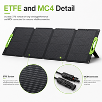 Panneau solaire pliable 400W ETFE monocristallin, chargeur portable avec MC4 pour camping-car, station d'alimentation hors réseau, panneau solaire hors réseau