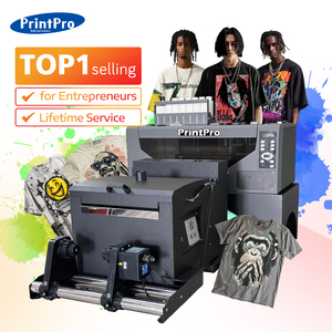 PrintPro PF 300D A3 DTF impresora 2 Xp600 coctelera de polvo Transferencia de Calor impresión nueva 1 año de garantía Mini máquina - Product Image 1