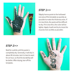 Pigmento Temporal para Tatuajes en Gel, Crema Colorida, 8 Colores, Tintas de Henna de 0.5oz, Tinta para Tatuajes, Pintura Corporal - Product Image 6