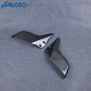 AKOSO Aileron d'aile aérodynamique complet en fibre de carbone sèche 3K pour <span class=keywords><strong>Kawasaki</strong></span> Ninja <span class=keywords><strong>H2</strong></span> <span class=keywords><strong>H2R</strong></span> 2015-2024 - Product Image 4