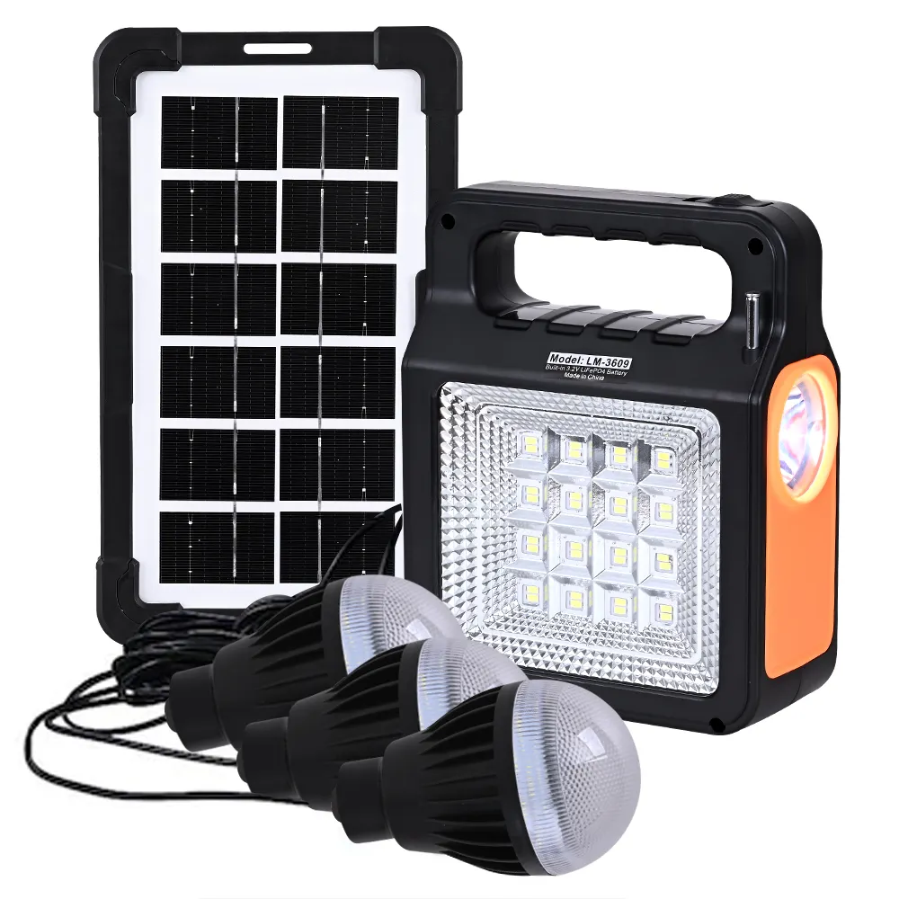 Porta le energia solar iluminação sistema kit para casa energia solar luz casa solar iluminação sistema lista de preços