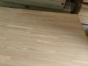 Panneau de bois massif à jointures en caoutchouc, prix usine, pour mobilier moderne d'hôtel - Product Image 5