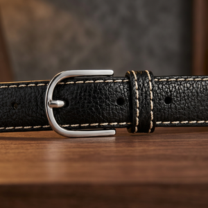 Luxury Leather <b>Dress</b> <b>Belt</b> – Retail & Private Label Collection from Divine International - Product Image 1