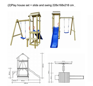 <span class=keywords><strong>Legno</strong></span> per <span class=keywords><strong>bambini</strong></span> outdoor playhouse - Product Image 3