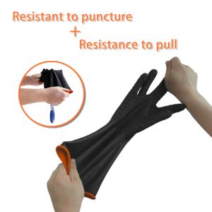 Guantes de seguridad antideslizantes de látex Natural, resistentes al aceite, ácido alcalino, para trabajo - Product Image 2