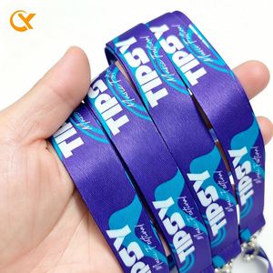 Lanières personnalisées en polyester avec logo sur mesure, impression par sublimation, sangles de cou avec logo, porte-clés personnalisés avec porte-cartes - Product Image 1