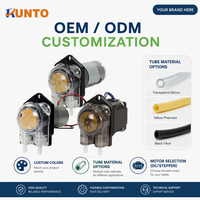 Pompa Peristaltik Mikro DC 12V 24V Motor Stepper Pompa Dosis untuk Analisa Kualitas Air Instrumen Analitik Pencetakan Inkjet