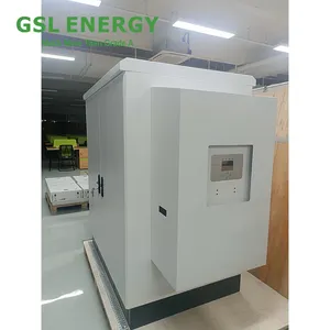 GSL ENERGY 10 Years Warranty 130kwh 100kwh Lifepo4 High Voltage Battery Commercial Industrial Energy Storage Systems Container