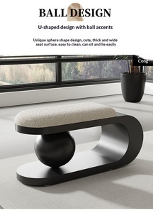 Tabouret de change de chaussures nordique en gros pour la maison, luxe léger pour salon, chambre à coucher, chevet simple et artistique - Product Image 2