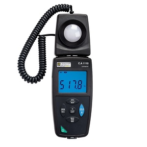 C.A 1110 Luxmètre par <span class=keywords><strong>Chauvin</strong></span> <span class=keywords><strong>Arnoux</strong></span> P01654110 0.1 - 200000 lx photomètre numérique de conception rotative fendue - Product Image 1