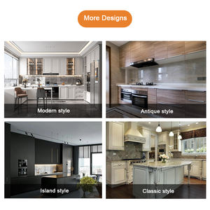 Meubles de <span class=keywords><strong>cuisine</strong></span> haut de gamme, neufs, sur mesure, pour petits appartements, modulaires, en mélamine ignifuge, avec combinaison de couleurs en bois. - Product Image 6