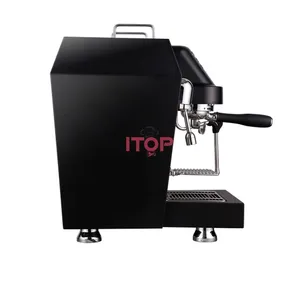 Machine à expresso professionnelle de 15bars, Machine à expresso commerciale de 1,7 l avec moulin, Machines à café en libre-Service