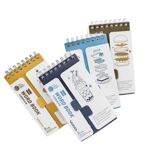 Mini Libreta <span class=keywords><strong>de</strong></span> <span class=keywords><strong>Bolsillo</strong></span> con Diseño <span class=keywords><strong>de</strong></span> Gato <span class=keywords><strong>de</strong></span> Dibujos Animados en Crema Retro, Marcapáginas Abatible, <span class=keywords><strong>Libro</strong></span> <span class=keywords><strong>de</strong></span> Palabras en Espiral Portátil para Estudiantes, Exámenes Escolares - Product Image 5