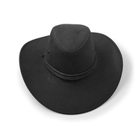 Sombrero de Vaquero con Diseño Personalizado, Negro con Flecos de Pedrería, para Mujeres y Hombres, Deportes al Aire Libre, Todas las Temporadas