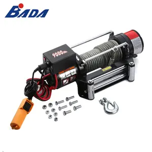 BADA快速和强大的 12/24 伏 9000 磅功率小电动升降绞车