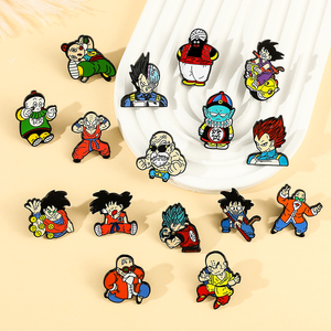 Vintage Broschen für Damen Vegeta Goku Metalllegierung Anstecknadel für Hut Kleidung Dekoration Pin Accessoires - Product Image 1