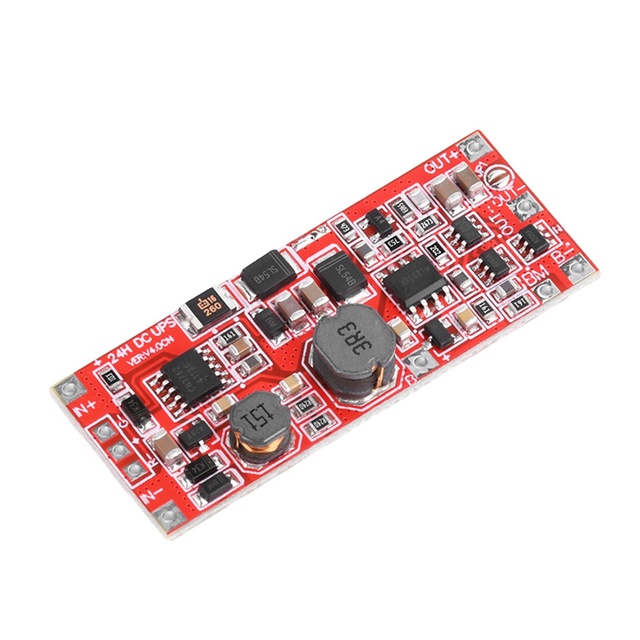 DC 12V/15V 24W 1A UPS Power Supply Module Uninterruptible Power Control Board 2S V4.0CN Charging Step Up Protection Module