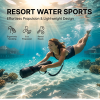 Propulseur sous-marin pour scooter aquatique, moteur de propulsion pour planche de paddle SUP, booster de sport aquatique à propulsion par jet, avec laisse