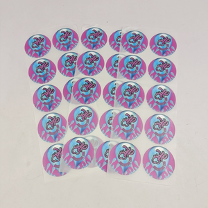 2025 Offre Spéciale impression personnalisée Logo étiquette coeur merci autocollants merci cartes courrier autocollants étanche personnalisé accepter - Product Image 2