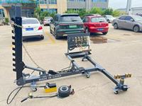 Équipement de Réparation de Cadre Automobile Portable, Banc de Carrosserie 3.5T, Redresseur de Poutre Simple, Machine à Redresser les Châssis de Véhicules, Tire-Châssis pour Collisions