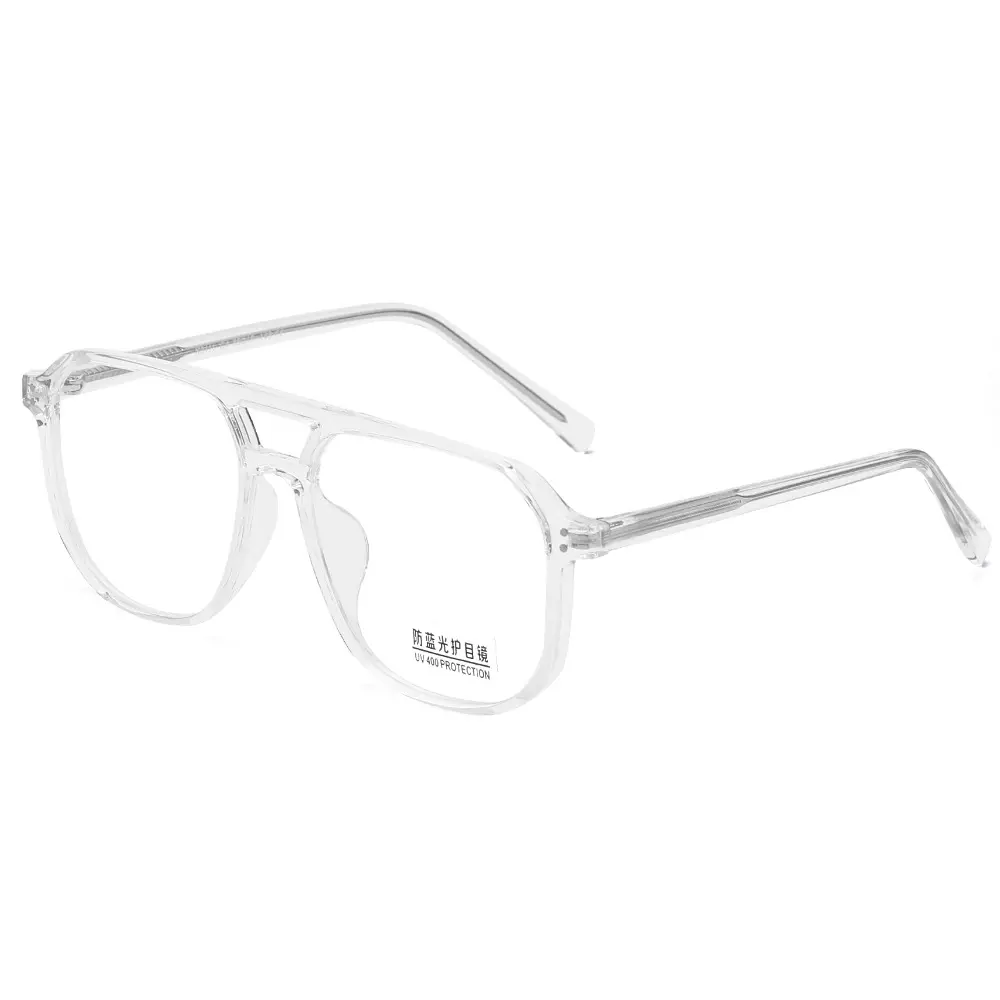 प्लेट सामग्री पैर प्रवृत्ति बड़े फ्रेम चश्मा विरोधी नीले प्रकाश अवरुद्ध चश्मा फैशनेबल TR90 ऑप्टिकल चश्मा फ्रेम