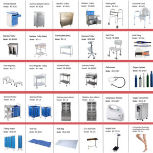 โต๊ะเครื่องมือผ่าตัดปรับระดับได้พร้อมขาตั้งสปริงแก๊สสแตนเลสแบบนิวเมติก ราคาโรงงาน หมุนได้ 360 องศาแบบเงียบ °   ล้อเลื่อน - Product Image 6