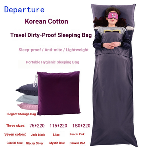 Saco de <span class=keywords><strong>Dormir</strong></span> de Viaje de Algodón Coreano de Lujo - Comodidad como una Nube para Cada Viaje - Product Image 4