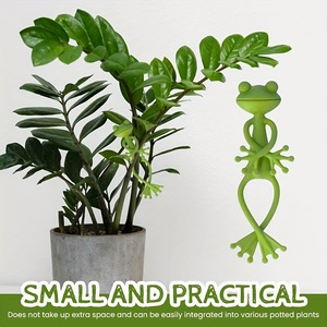 Attache-câble réglable en plastique en forme de grenouille, réutilisable, pour soutien de plantes, vignes, fleurs et légumes, décoration intérieure - Product Image 4
