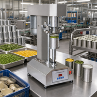 Machine de scellage de boîtes de café pour poudre de thé matcha, scellage hermétique, électrique semi-automatique, qualité alimentaire, pour magasin