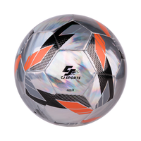 CJ Sports Vietnam taille 5 argent TPU Durable 410-450g ballon de football cousu à la Machine loisirs/entraînement/match utilisation
