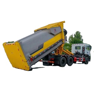 Versatile braccio gancio camion della spazzatura 25T CNHTC Shandeka 6x4 braccio gancio camion della spazzatura per la vendita globale - Product Image 3