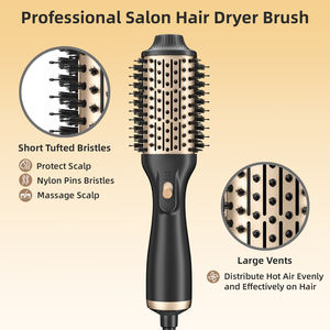 Sèche-cheveux compact haute vitesse 1200W avec fonctions de lissage et de diffusion, styleur de cheveux électrique de qualité professionnelle - Product Image 5