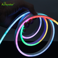 Couleur magique 6*12mm Silicone Pixel LED Neon Flex Étanche IP67 RGB IC LED Neon Strip 24V avec WS2811 DMX512 16703 Pixel