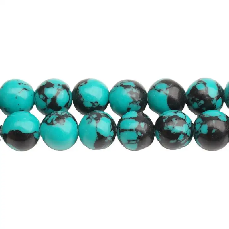 Diy turquoise beads in different colors Synthetic stone Loose beads