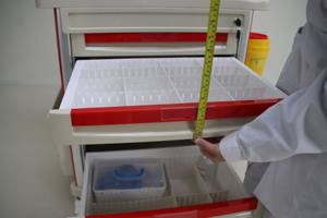 होशे एब्स आपातकालीन ट्रॉली अस्पताल आपातकालीन गाड़ी चिकित्सा उपचार अस्पताल प्लास्टिक दराज चिकित्सा उपचार अस्पताल प्लास्टिक दराज ट्रॉली - Product Image 4