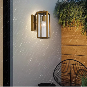 Modern Dış Mekan Su Geçirmez Demir LED Duvar Lambası Bronz Kaplama Asya Tasarımı Ev Lüks Koridor Avlu Villa Bahçe Balkon Kapısı İçin - Product Image 5