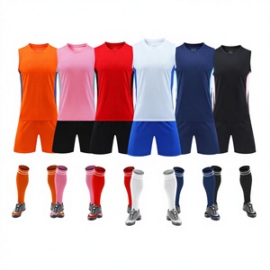 Kaos Latihan Sepak Bola Berkualitas Tinggi Baru untuk Pria Tanpa Lengan Bahan Polyester Bernapas - Product Image 1