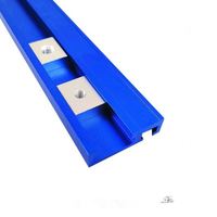 ANDUUK W-08 Glissière de coupe M6 M8 pour scie à table, outils de bricolage, gabarits, rail en T en aluminium, rail de coupe en alliage d'aluminium ou glissière de coupe