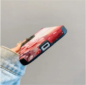 Elegante <span class=keywords><strong>Cover</strong></span> per Cellulare in Pelle Artificiale TPU con Stampa di Fiori di Pesco Rossi per <span class=keywords><strong>iPhone</strong></span> X Xr <span class=keywords><strong>11</strong></span> 12 13 14 15 16 17 18 <span class=keywords><strong>Pro</strong></span> <span class=keywords><strong>Max</strong></span> - Product Image 6