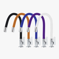 Robinet d'eau de cuisine en zinc, Commercial, moderne, flexible, pas cher