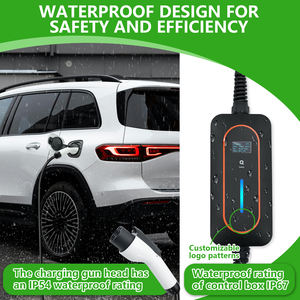 Cargador de Vehículos Eléctricos Portátil GB/T 16A, Nuevo, Salida de CA de <span class=keywords><strong>3</strong></span>.5kW, Entrada de 200-220V, Fabricación de Carga Eléctrica - Product Image 5
