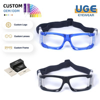 Lunettes de protection anti-collision réglables et flexibles pour activités sportives en extérieur (basketball, football) – Protection optimale contre les impacts