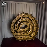 Cat D7 D7E D7R D7G D7H Bulldozer Track Chain Assembly pour CAT Undercarriage Track Shoe Replacement Track Link Group Kit