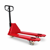 Chariot à palettes manuel à roues en nylon, robuste, 3 tonnes, 685 mm, transpalette hydraulique manuel, fourche 1220 mm, double roue, CE ISO, vente en gros, OEM
