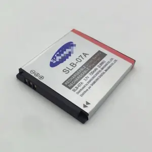 wiederaufladbare Kamerabatterie SLB-07A Akku-Verpackung aus Papier